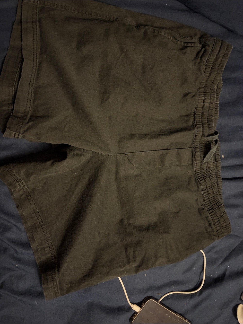 Men’s black shorts